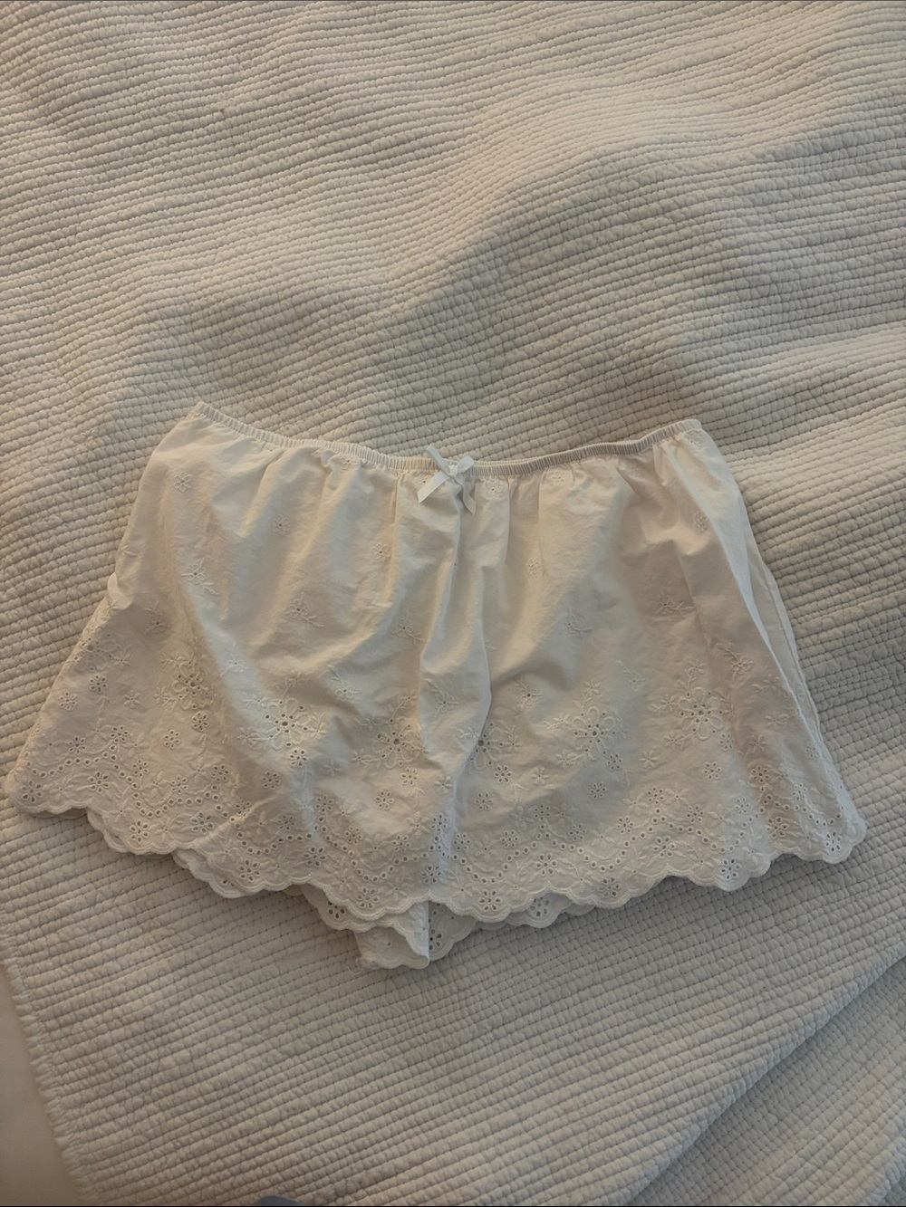 wild fable White Eyelet Lounge Shorts
